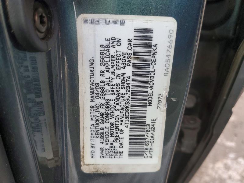 2003 Toyota Camry le