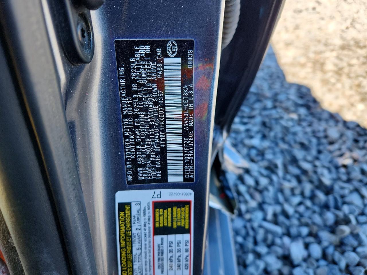 2014 Toyt Camry