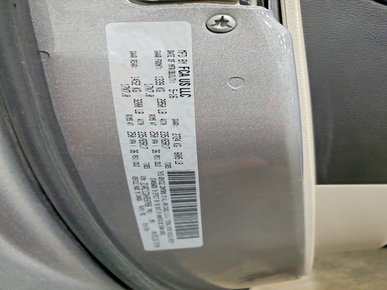 2017 Chrysler Pacifica lx