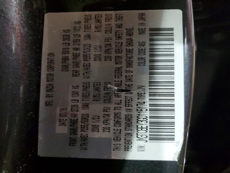 2016 Mazda Cx-9 Signature