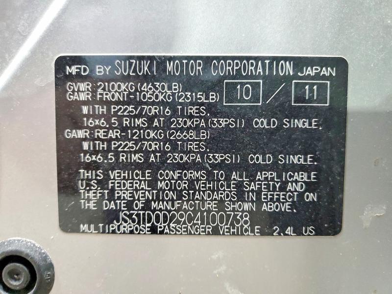 2012 Suzuki Grand Vitara Premium