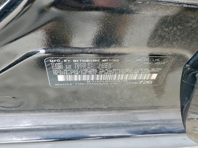 2019 Mitsubishi Mirage es