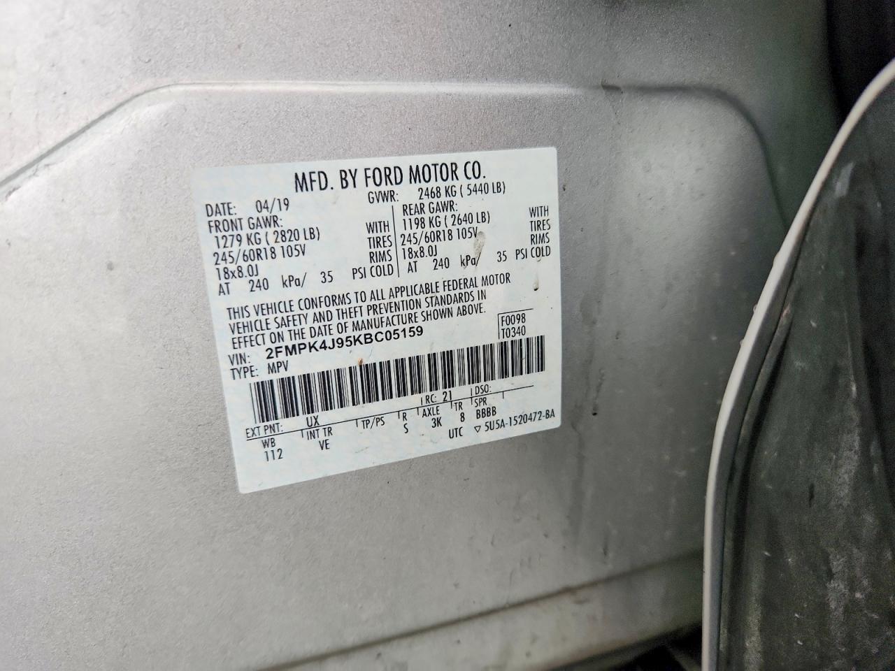2019 Ford Edge sel