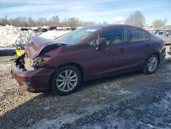 Honda salvage cars for sale: 2012 Honda Civic ex