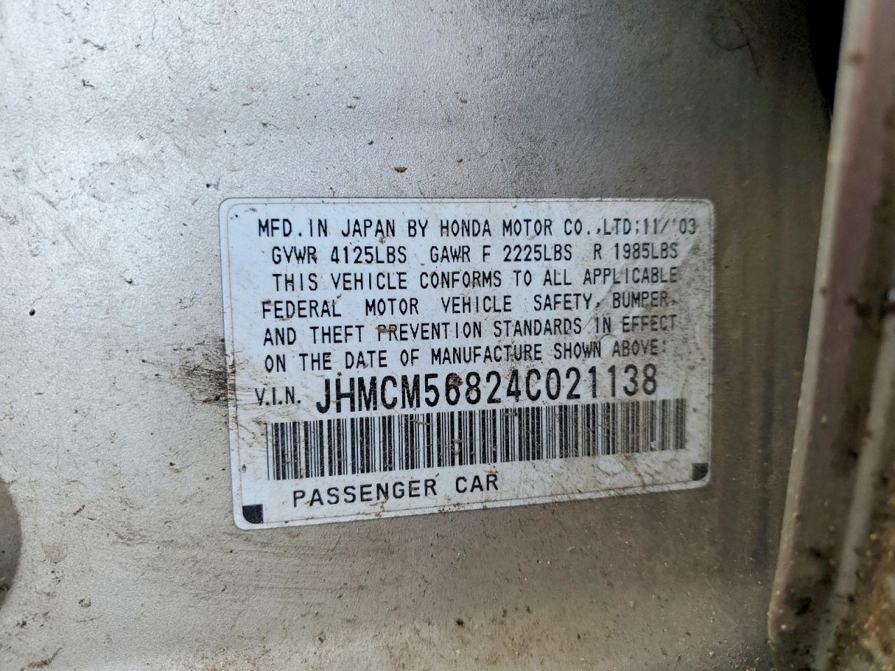 2004 Honda Accord ex