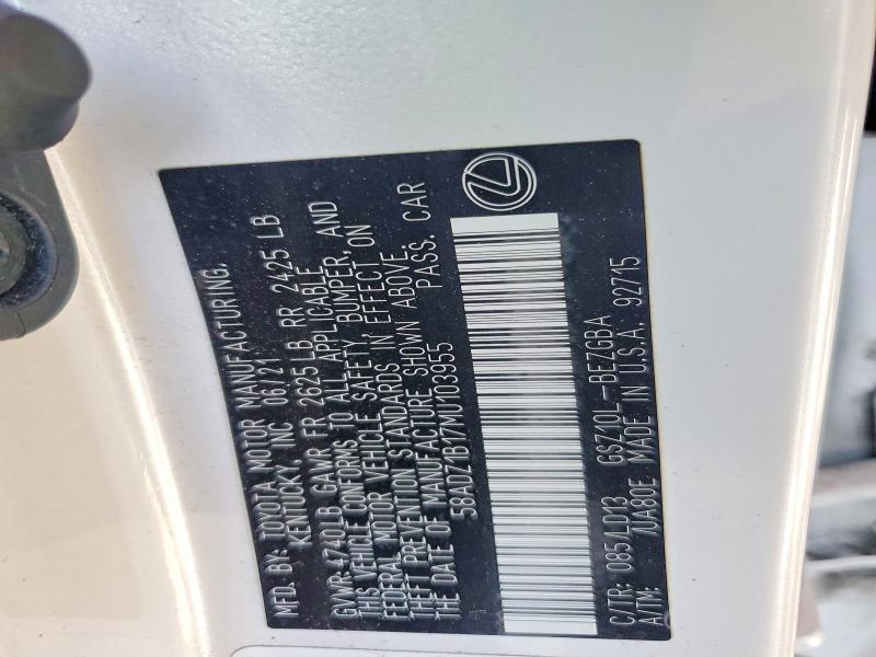 2021 Lexus Es 350 Base