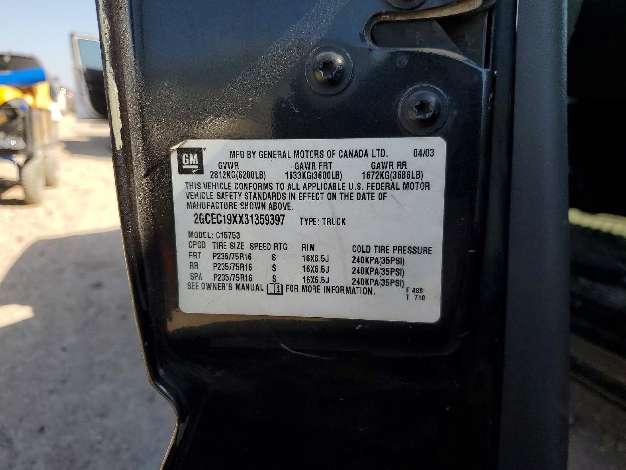2003 Chevrolet Silverado C1500