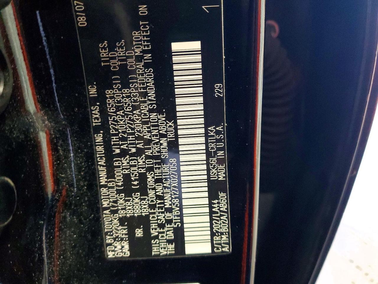 2007 Toyota Tundra Limited