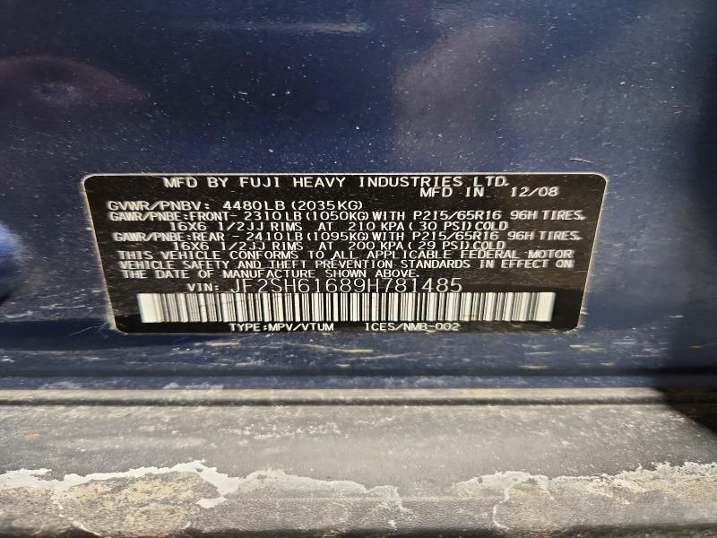 2009 Subaru Forester 2.5x