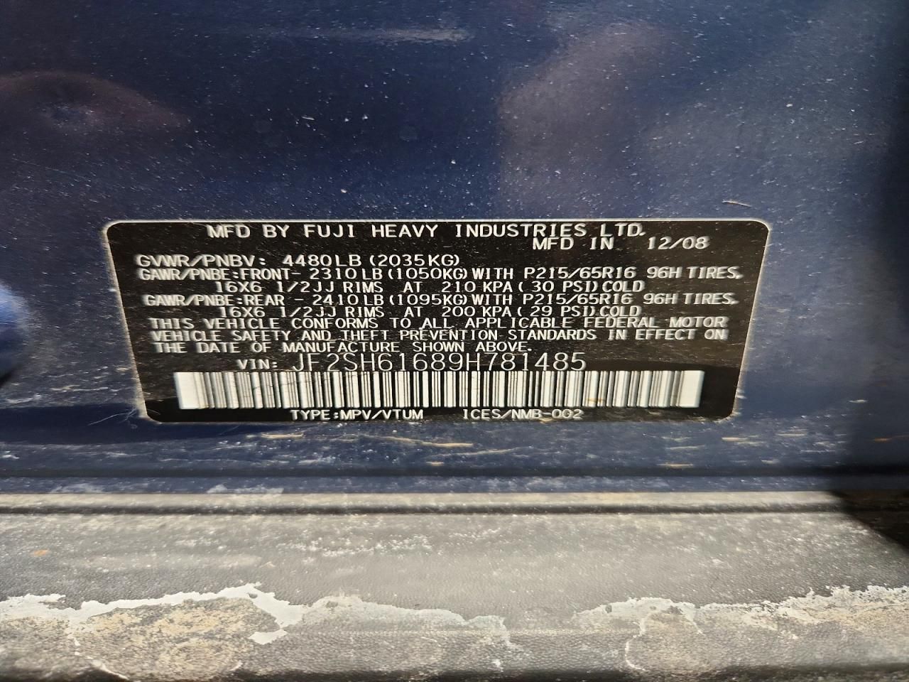 2009 Subaru Forester 2.5x