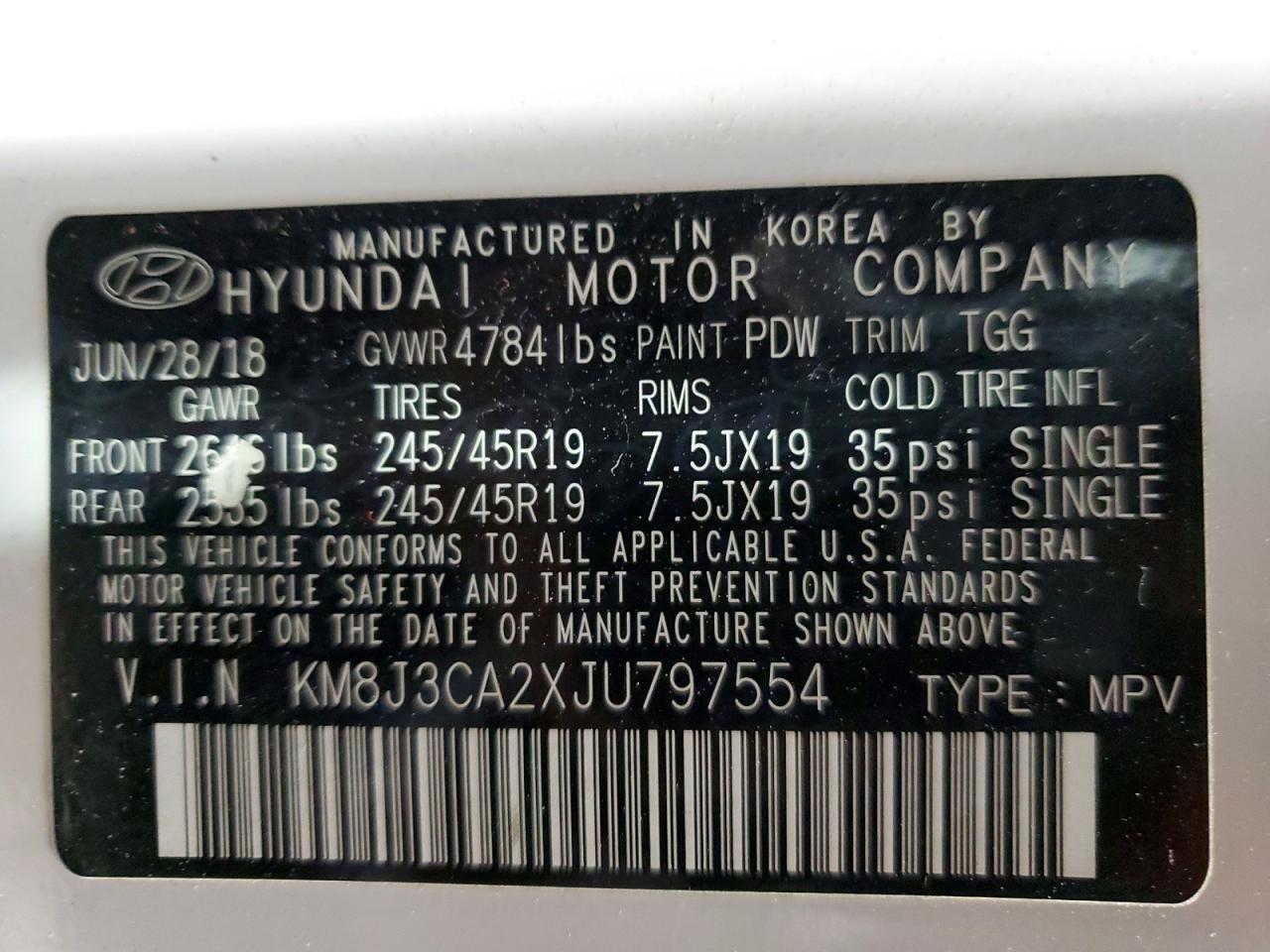 2018 Hyundai Tucson Value