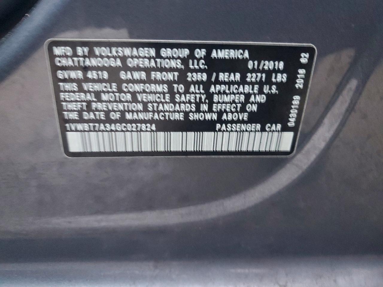 2016 Volkswagen Passat se