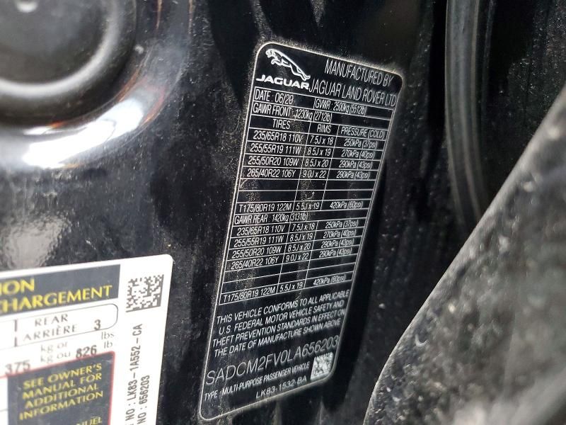 2020 Jaguar F-pace s