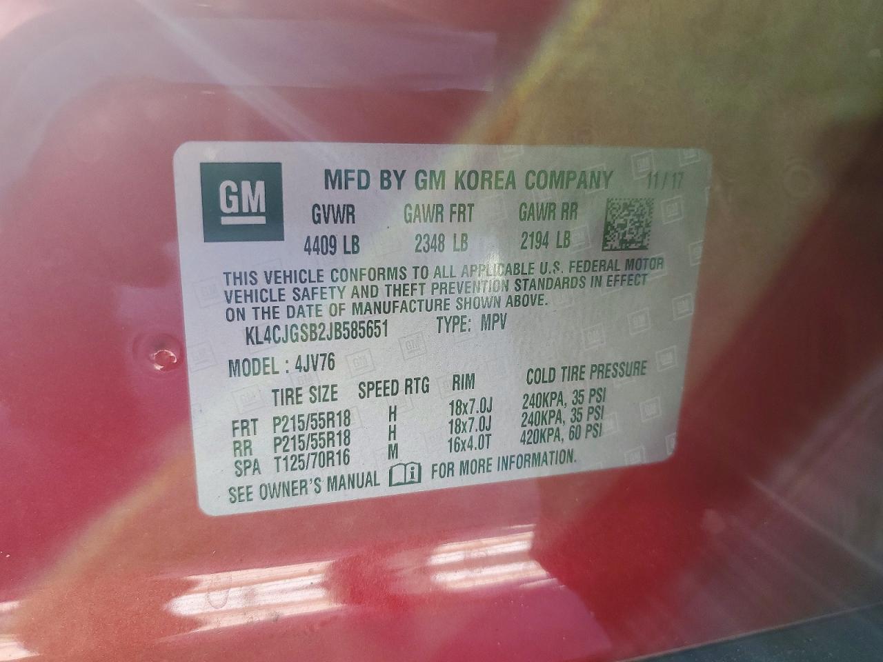 2018 Buick Encore Essence