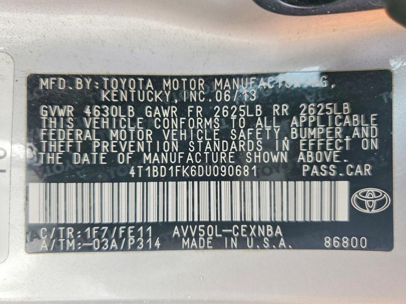2013 Toyota Camry Hybrid