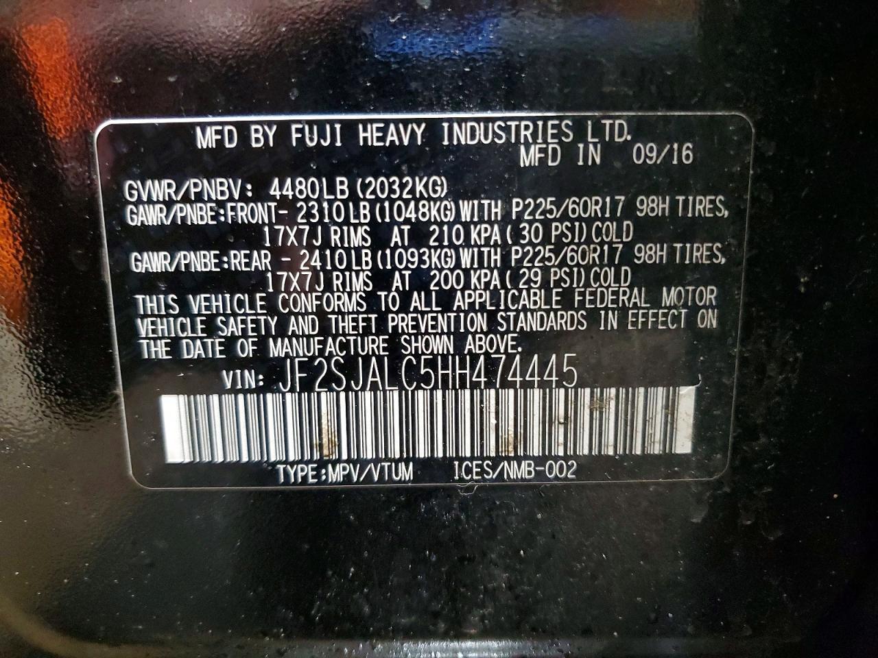 2017 Subaru Forester 2.5i Limited