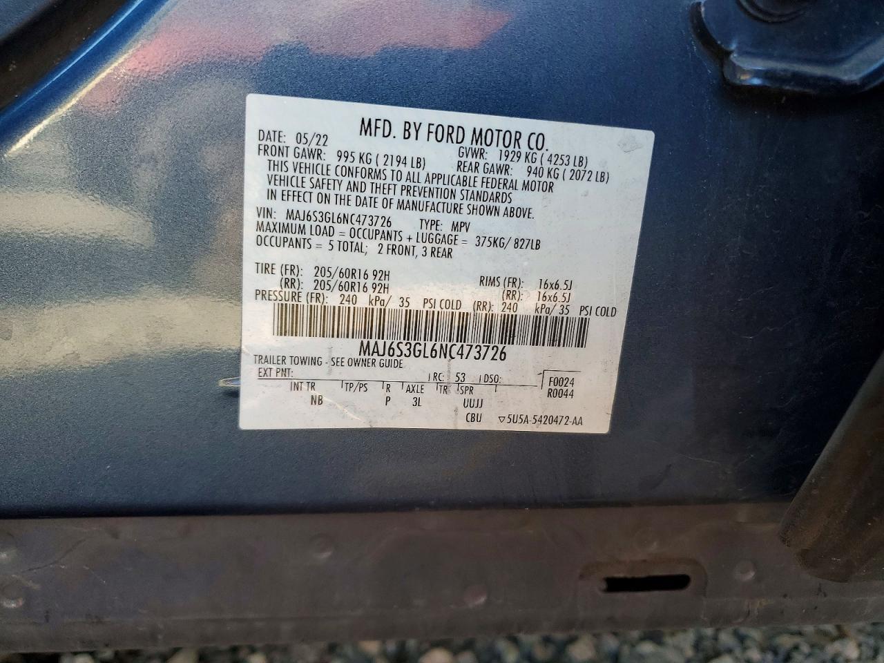 2022 Ford Ecosport se