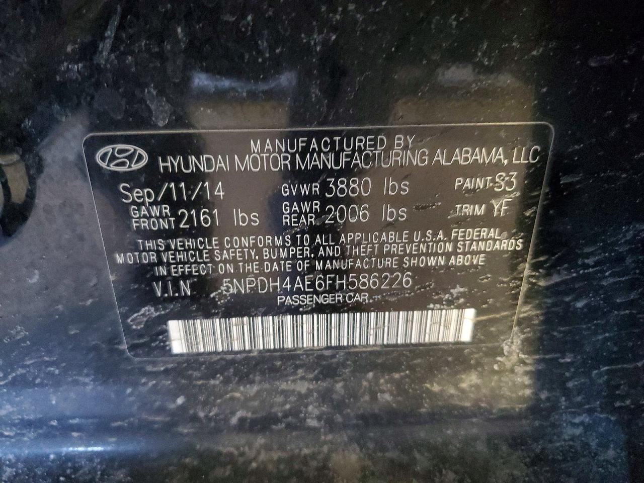 2015 Hyundai Elantra se