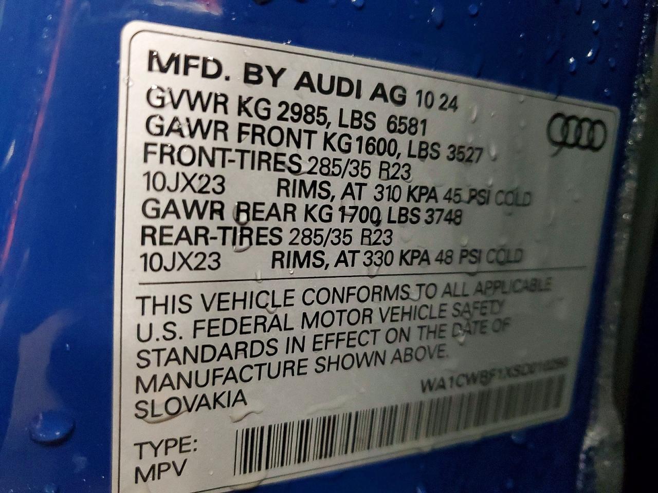 2025 Audi SQ8 Prestige