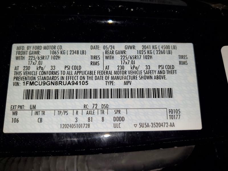 2024 Ford Escape Active