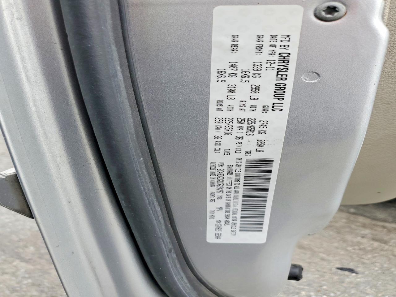 2012 Dodge Grand Caravan sxt