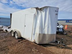 Salvage trucks for sale at Greenwood, NE auction: 2022 Sharp Trailers 2022 Sharp 7X14'TA SEL Enclosed Cargo Trailer