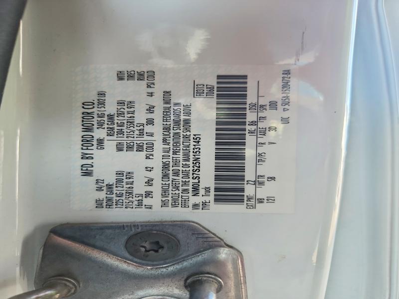2022 Ford Transit Connect xl