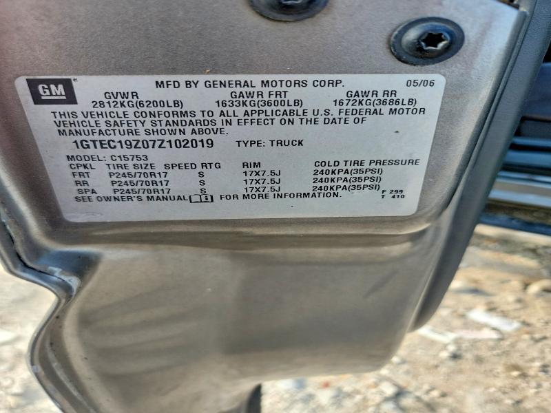 2007 GMC New Sierra C1500 Classic