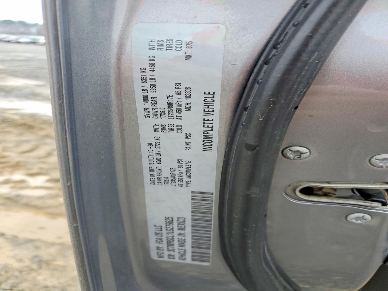 2020 Dodge RAM 3500
