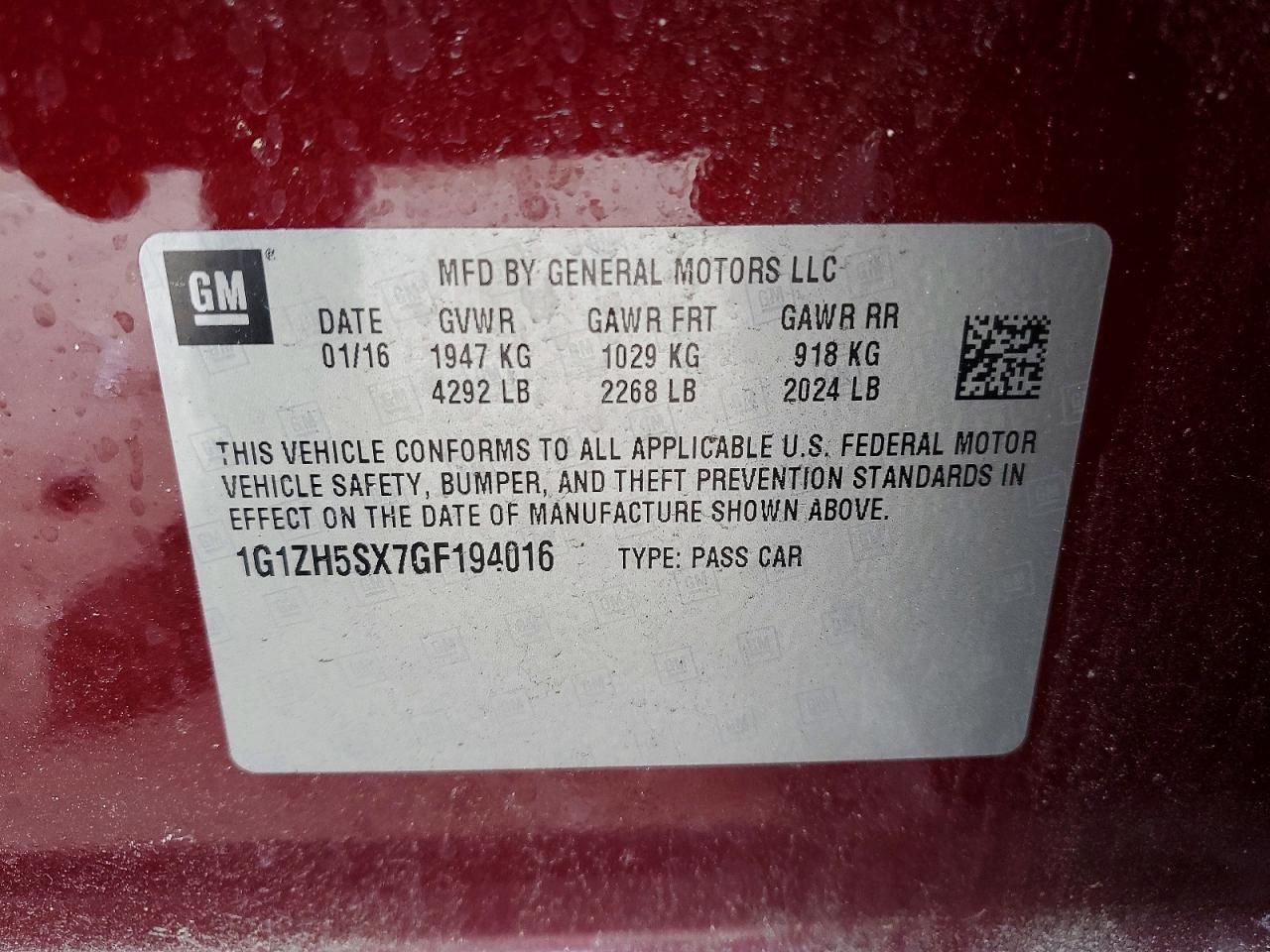 2016 Chevrolet Malibu Premier