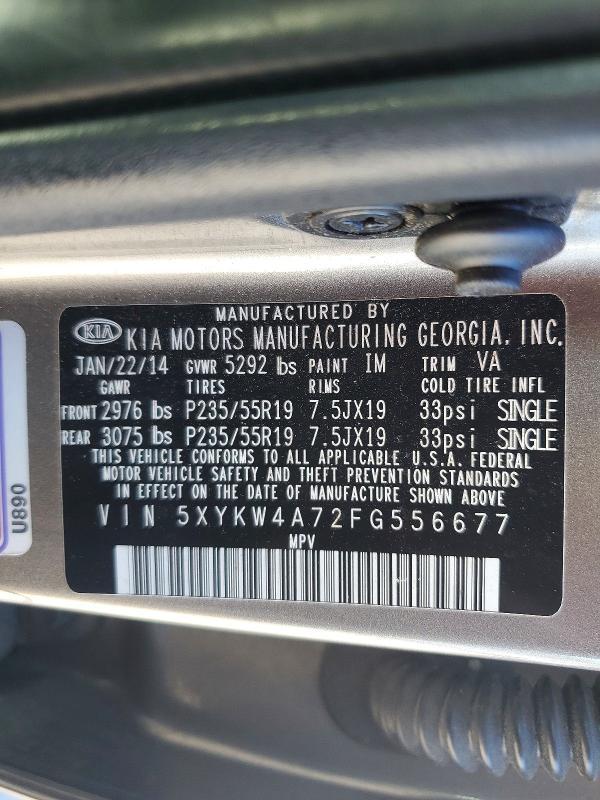 2015 KIA Sorento sx