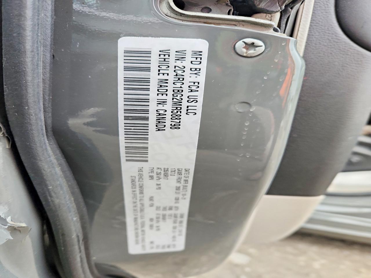 2021 Chrysler Pacifica Touring l