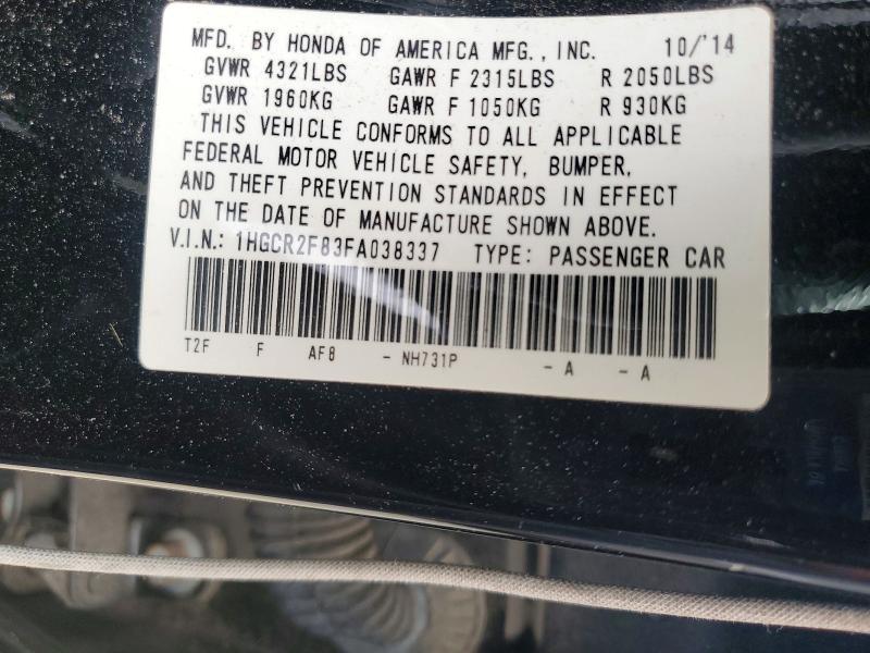 2015 Honda Accord exl