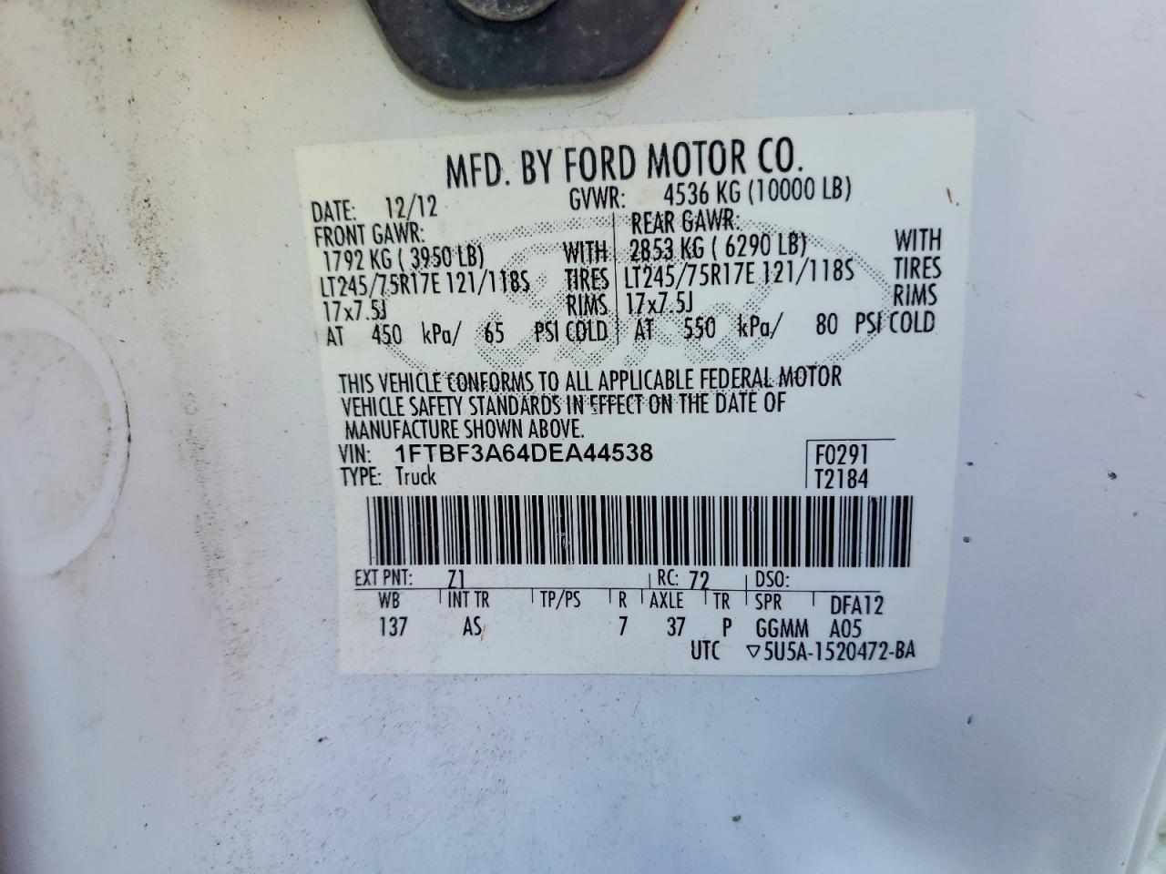 2013 Ford F350 Super