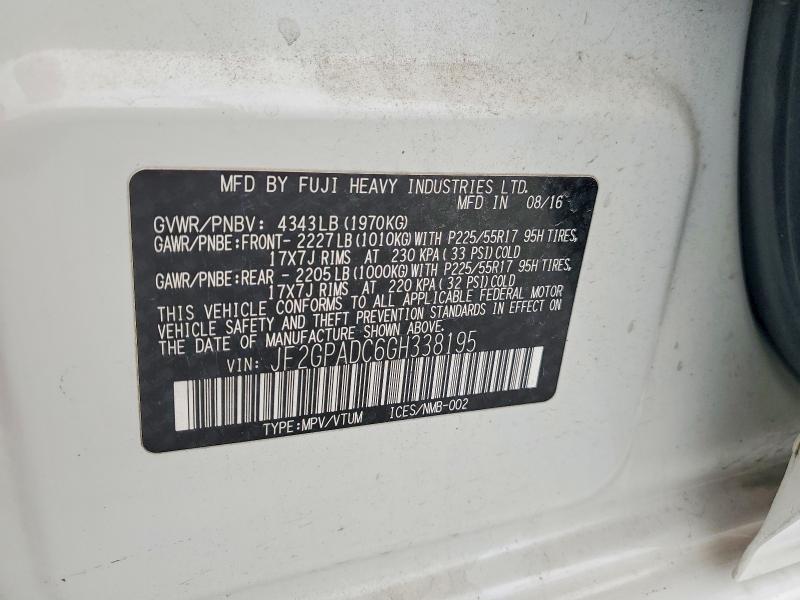 2016 Subaru Crosstrek Premium