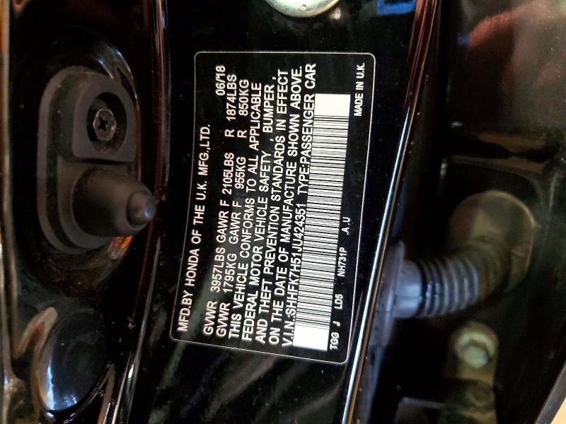 2018 Honda Civic ex