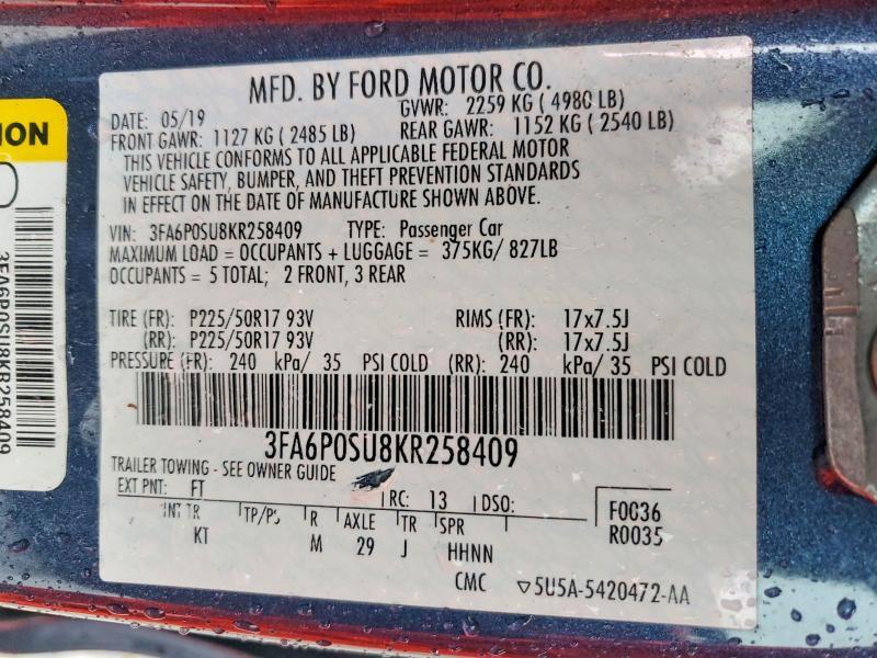 2019 Ford Fusion Titanium
