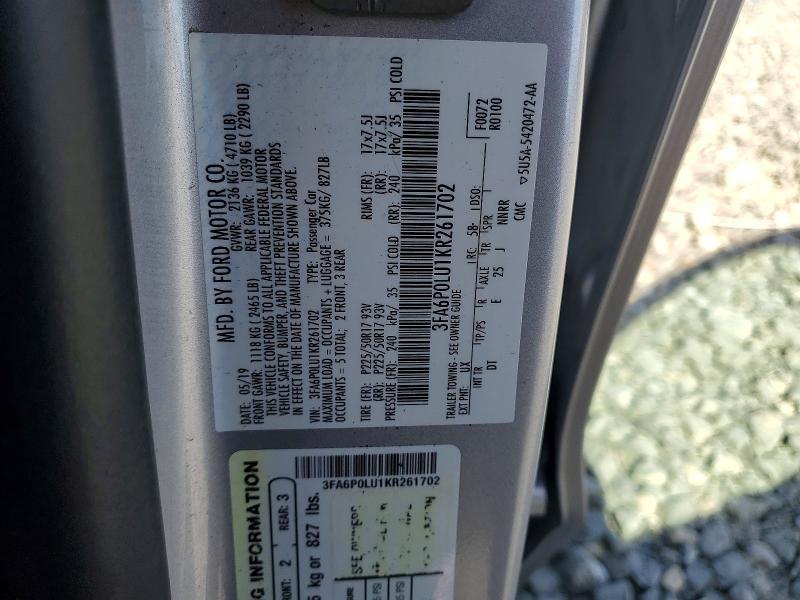 2019 Ford Fusion se