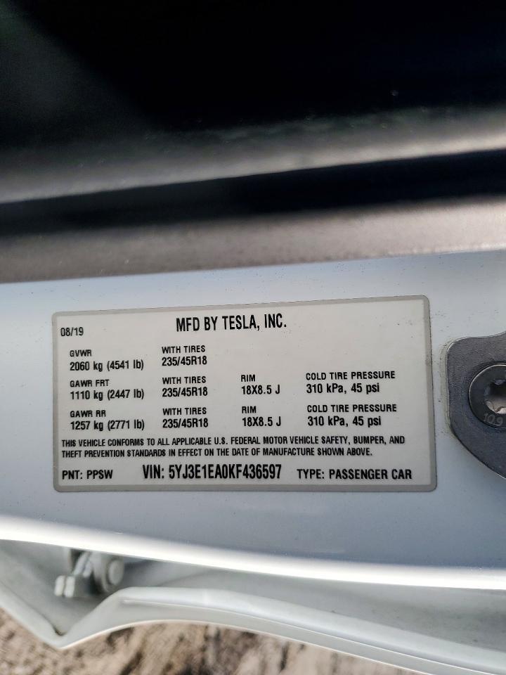 2019 Tesla Model 3