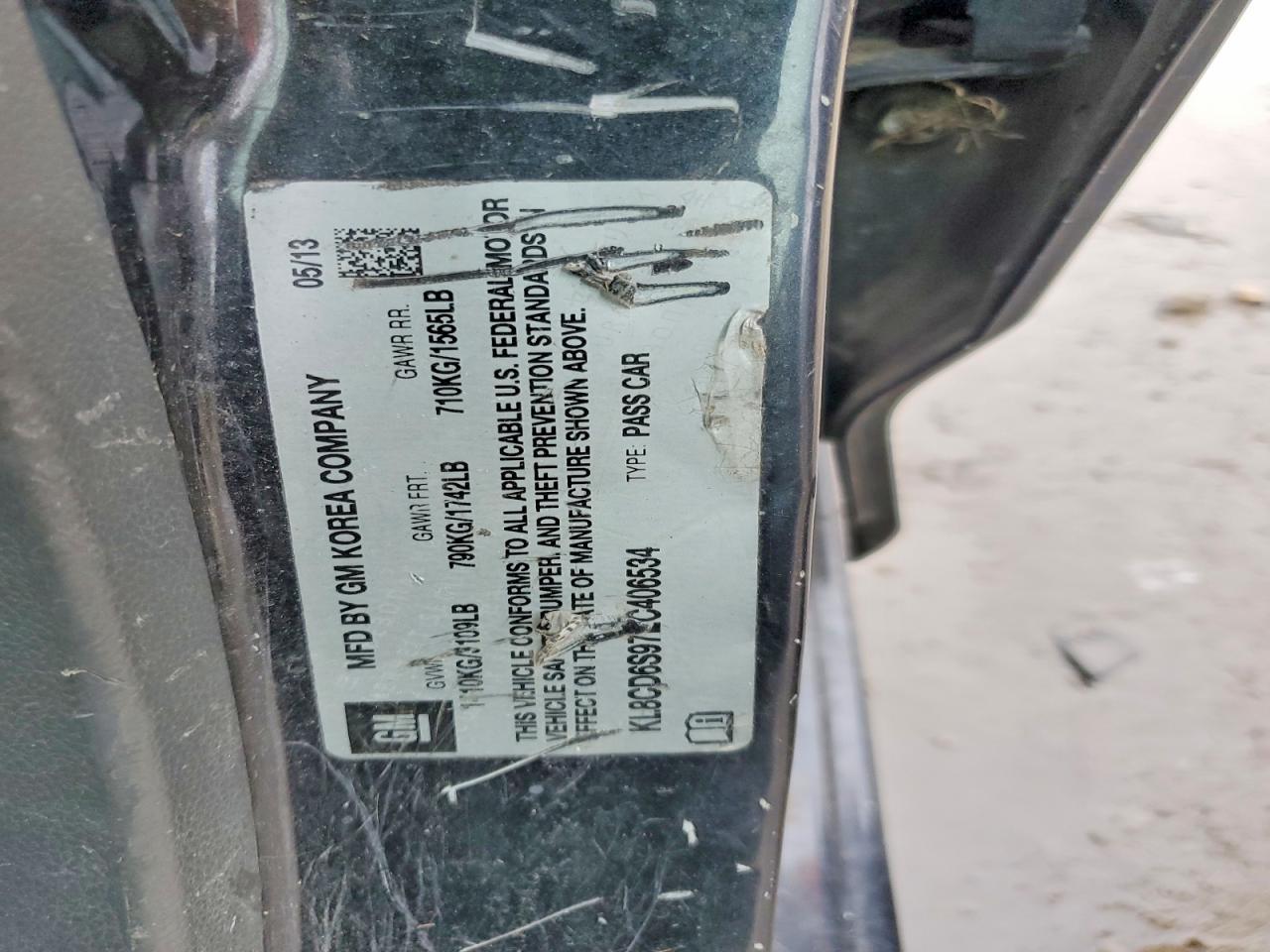 2014 Chevrolet Spark 1LT