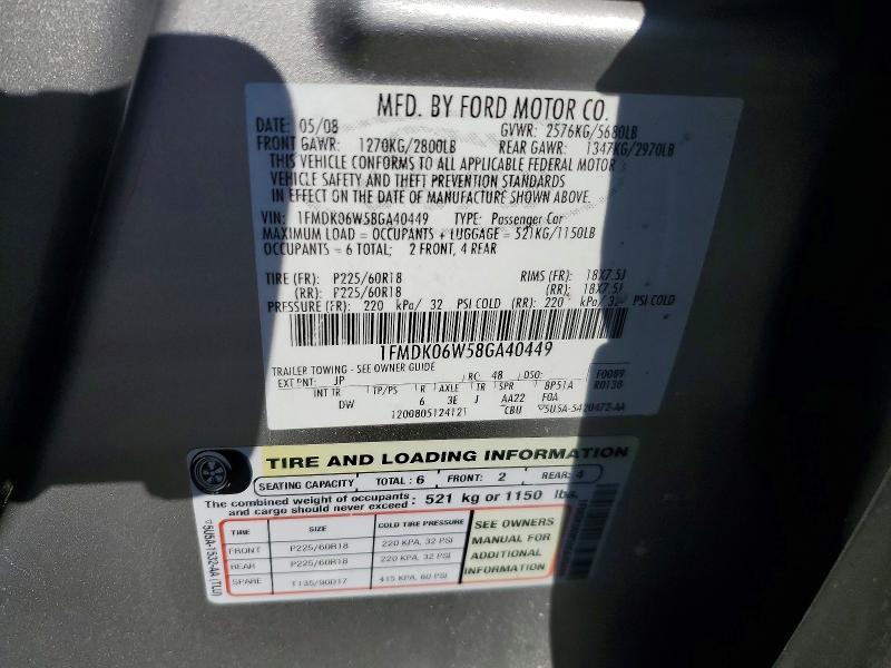 2008 Ford Taurus x Limited