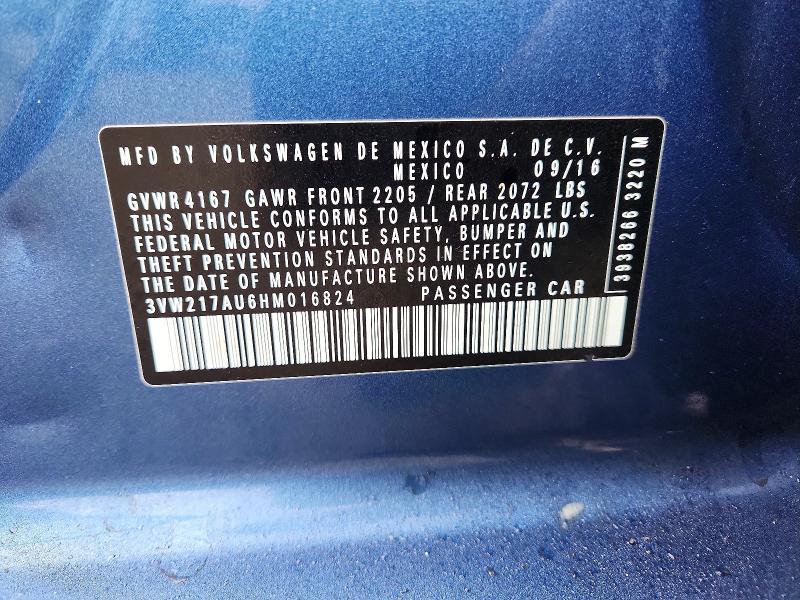 2017 Volkswagen Golf s