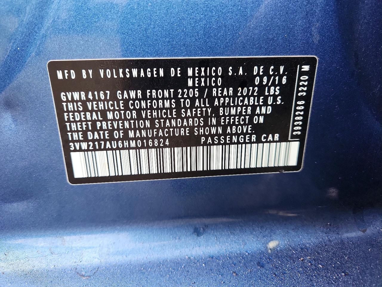 2017 Volkswagen Golf s