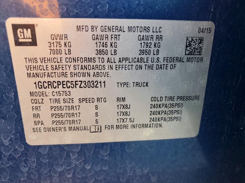 2015 Chevrolet Silverado C1500