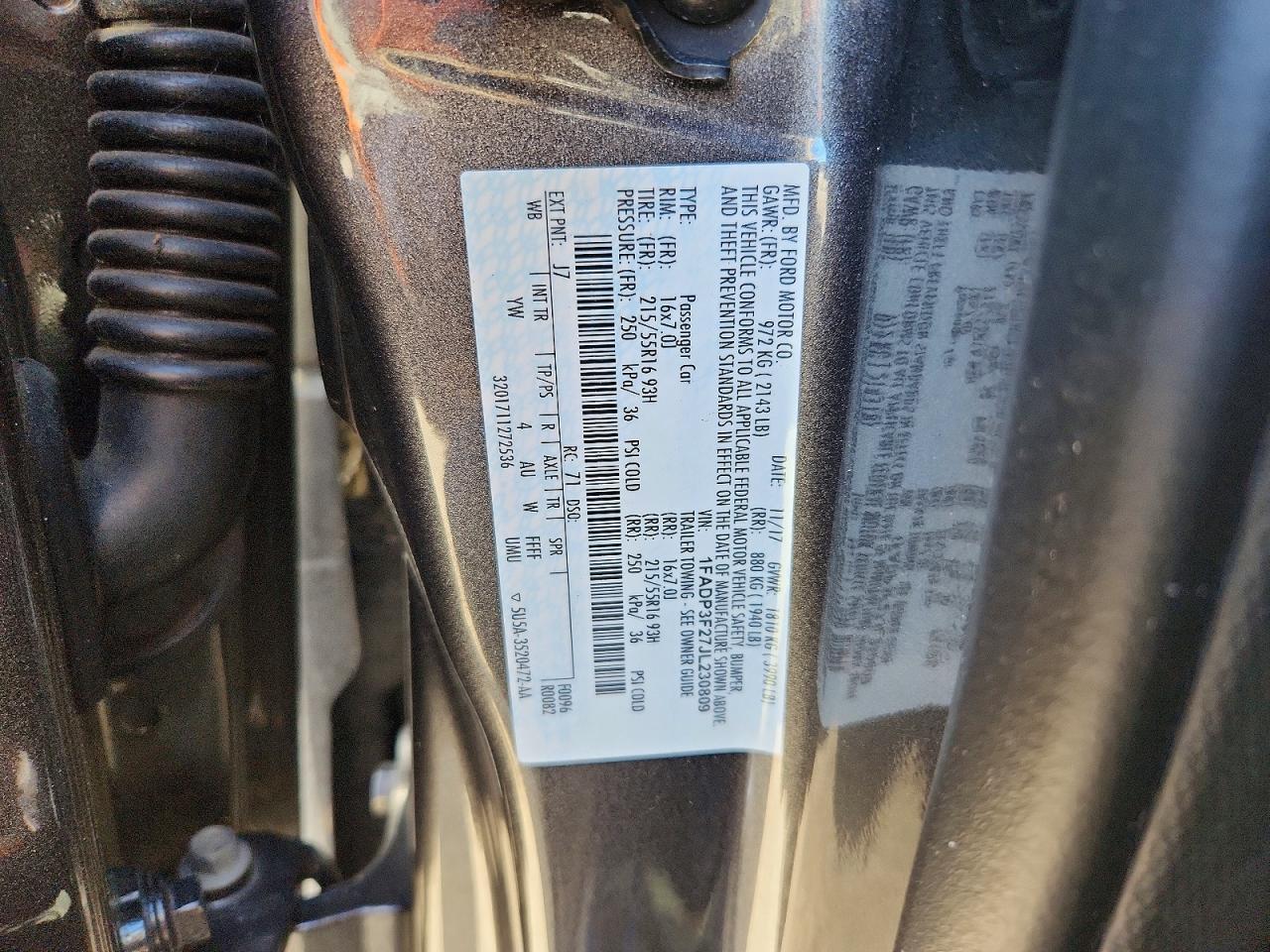 2018 Ford Focus se