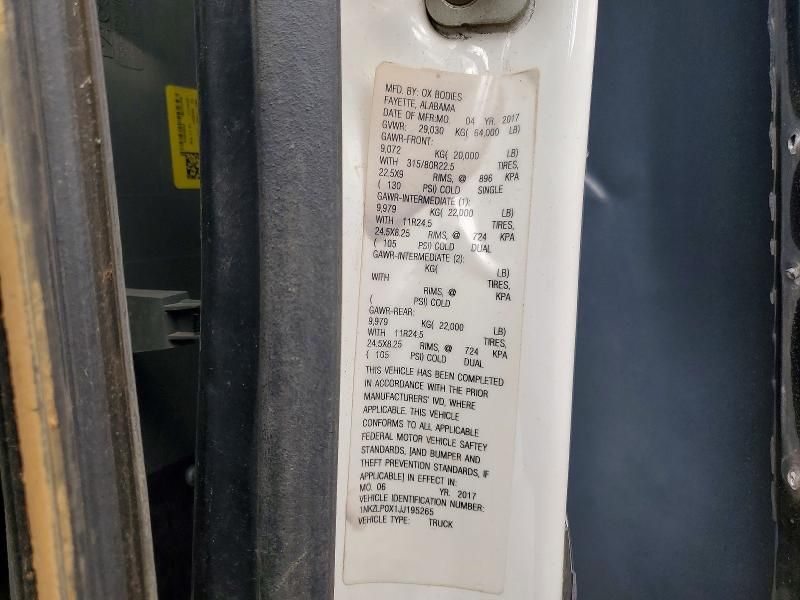 2018 Kenworth T880 Dump Truck