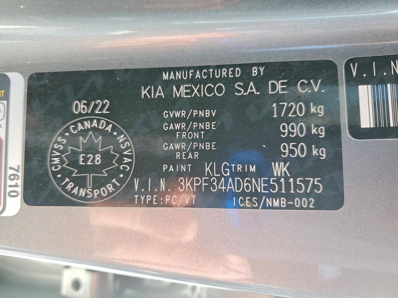 2022 KIA Forte gt Line