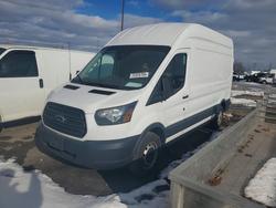 Vehiculos salvage en venta de Copart Woodhaven, MI: 2015 Ford Transit T-250 Utility / Service Van