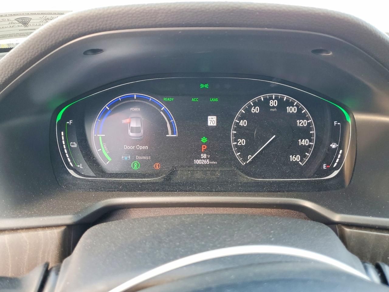 2020 Honda Accord Hybrid exl