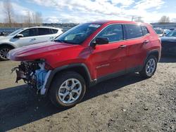 Salvage cars for sale from Copart Arlington, WA: 2025 Jeep Compass Sport